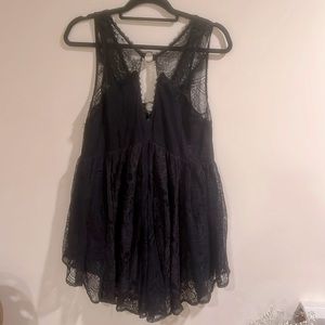 NWT navy lace cocktail dress
